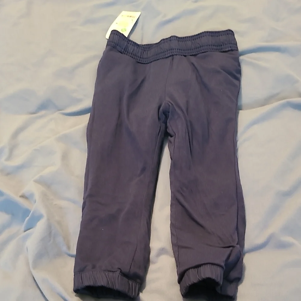 Carters Joggers Comfy Cozy Sweatpants Size 2T/2A NWT Navy Blue